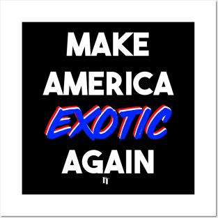 MAKE AMERICA EXOTIC AGAIN (w) Posters and Art